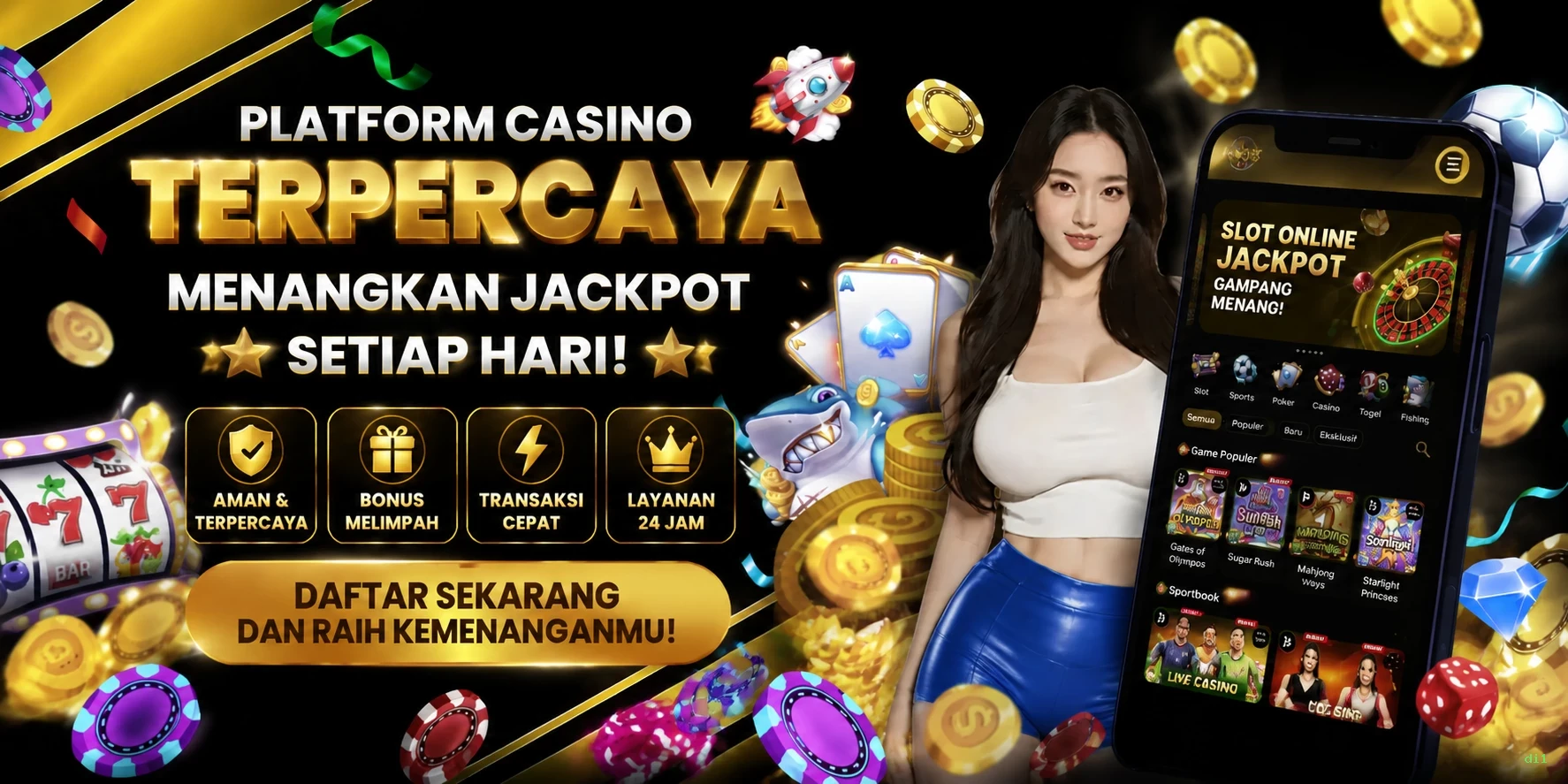 Ikon aplikasi di1 resmi